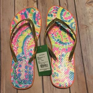 Lilly Pulitzer Flip-Flops size 7/8